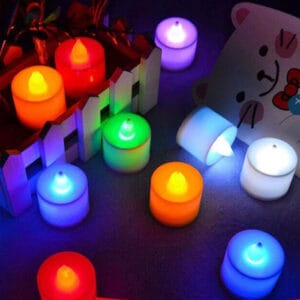 24Pcs Festival Decorative - LED Tealight Candles